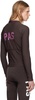 Burgundy PAS Mechanism Pro Long Sleeve Top