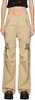 Khaki Trench Cargo Pants