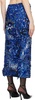 Blue Sequin Maxi Skirt