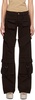 SSENSE Exclusive Brown Denim Cargo Pants