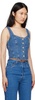 Indigo Alani Denim Tank Top