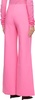 Pink Wide Bootcut Trousers