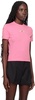 Pink 'Le t-shirt Gros Grain' T-Shirt