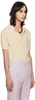 Beige Spread Collar Polo