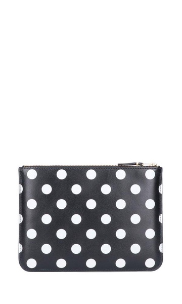 Comme des Garçons Wallet Polka Dot Clutch Bag