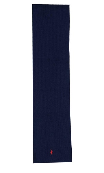 Polo Ralph Lauren Pony Embroidered Ribbed-Knit Scarf