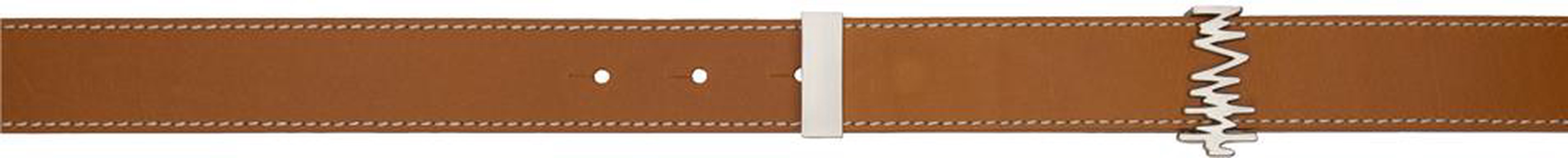 Brown Zigzag Belt