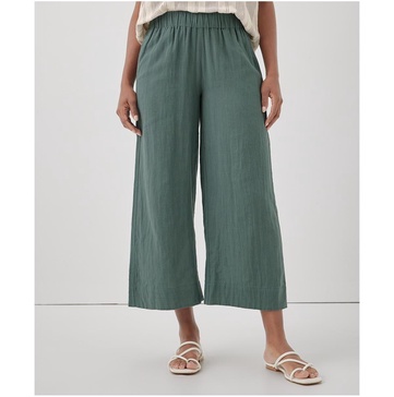 Women's Coastal Double Gauze Wide Leg Pant