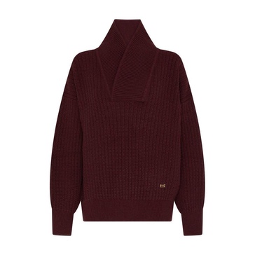 Shawl neck sweater