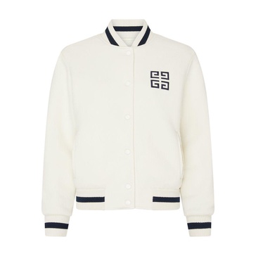 4G varsity jacket in wool