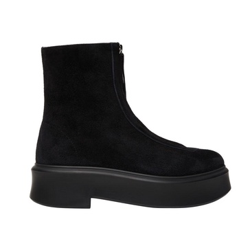 50mm Zipped suede ankle boot