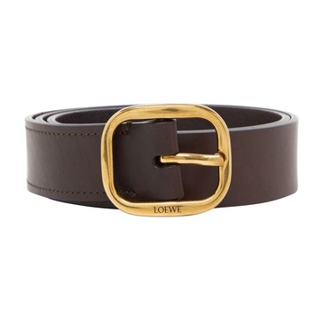 Soft, rounded leather belt