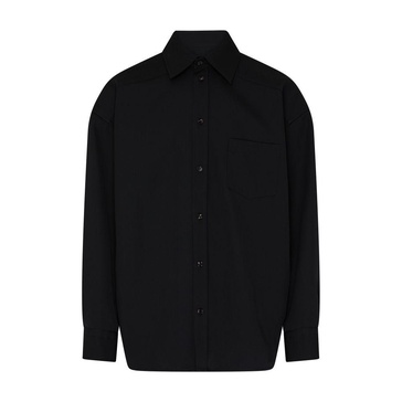 Wool broadcloth shirt