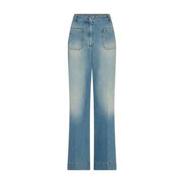 Alina washed loose-fit jeans