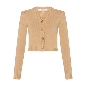 Cotton and cashmere cardigan