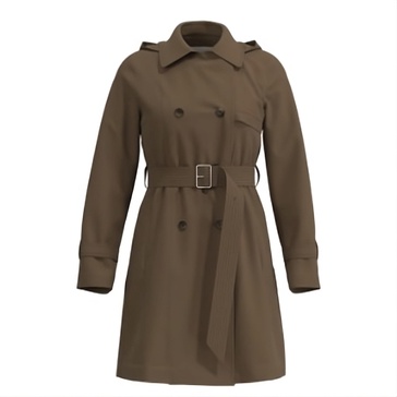 Cole Haan Women's Classic Belted Trench Coat