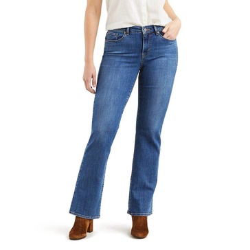 Women's Casual Classic Mid Rise Bootcut Jeans