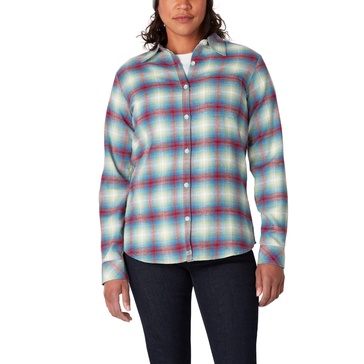 Dickies Women's Long Sleeve Plaid Flannel Shirt