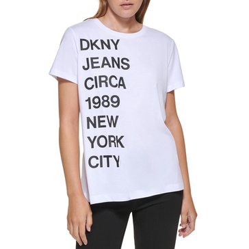 DKNY Women's Essential Soft Short Sleeve Top