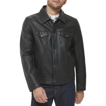 Levi's Men's Faux Leather Classic Trucker Jacket