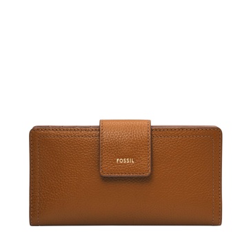 Fossil Logan Tab Clutch, Brown