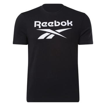 Reebok Men's Identity Big Stacked Logo Tee