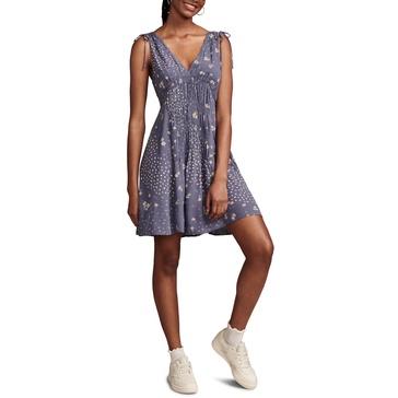 Lucky Brand Women's Smocked V Dress