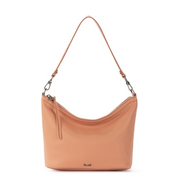 The Sak Jasmine Bucket Crossbody in Leather, Detachable Leather Shoulder Strap, Nectar