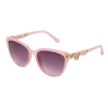 Betsey Johnson Women's Cat Eye Serpentine Sunglasses