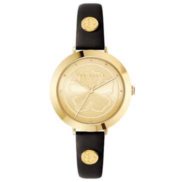 Ted Baker Ammy Magnolia Black Leather Strap Watch (Model: BKPAMF2059I)