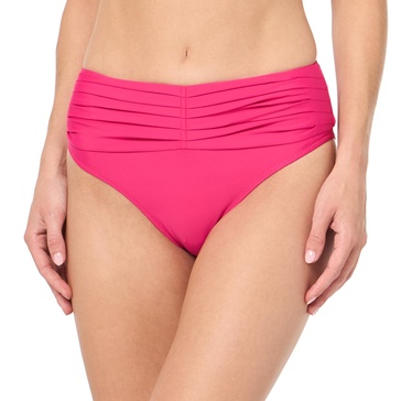 Ramy Brook Women's Standard Ivo High Waisted Ruched Bikini Bottom