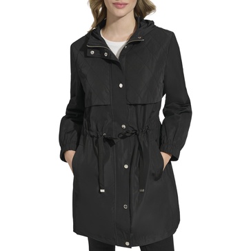 Calvin Klein Women's Button Trench Coat