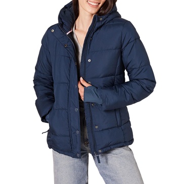 Amazon Essentials Women's Heavyweight Quilted Long-Sleeve Hooded Puffer Coat (Available in Plus Size)