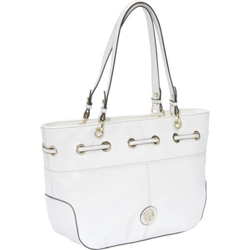 Anne Klein Anchors Away Satchel,White,One Size