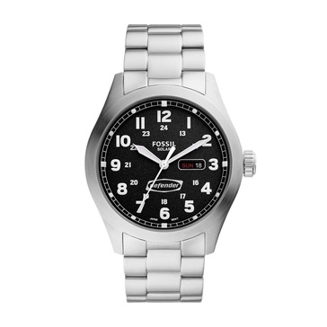 Fossil Defender Men's Solar-Powered Stainless Steel Watch