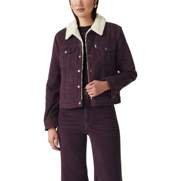 Women's Original Sherpa-Trim Corduroy Trucker Jacket