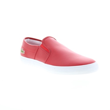 Lacoste Men's Tatalya 0721 2 P CMA Red Leather Lifestyle Sneakers