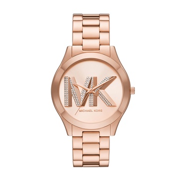 Michael Kors Slim Runway Women's Watch, Stainless Steel Bracelet Watch for Women