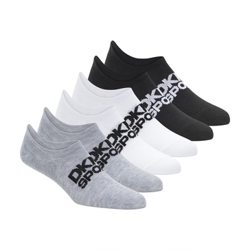 DKNY Women's 6 Pack Sport Lightweight Liner Socks