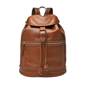 Fossil Fletcher Backpack, Medium Brown