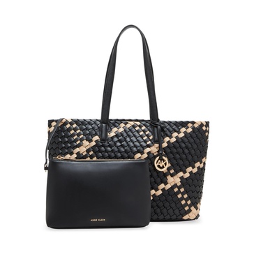 Anne Klein Woven Tote with Pouch