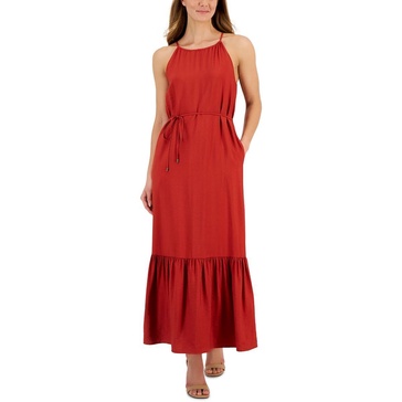 womens tiered long maxi dress