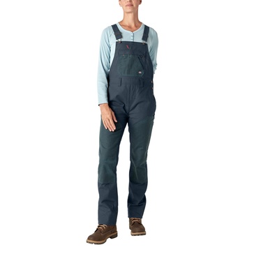 Dickies Womens Waxed Canvas Bib Overalls