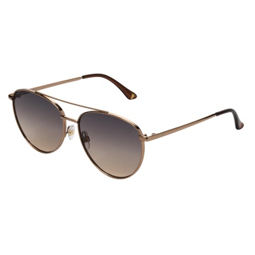 Frye Women's Felicia Sunglasses Aviator, Bronze, 58 mm