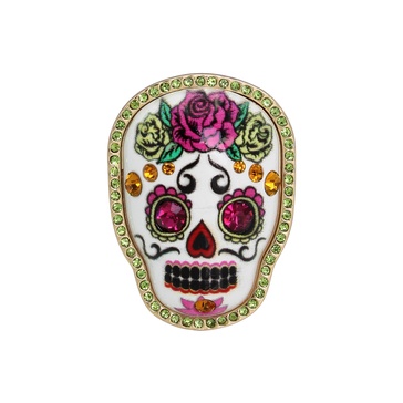 Betsey Johnson Womens Sugar Skull Cocktail Stretch Ring