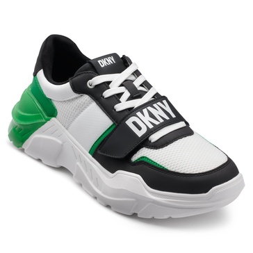 DKNY Men's Runner Mixed Media Sneaker