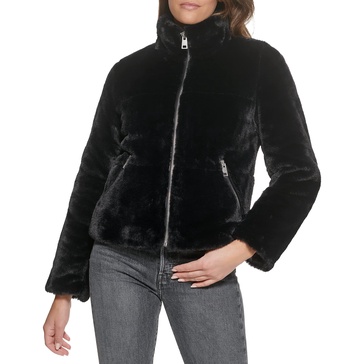 Levi's Women's Breanna Faux Fur Puffer Jacket (Standard & Plus Sizes)