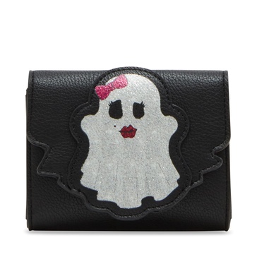 Betsey Johnson Ghouls Bifold Wallet, Black