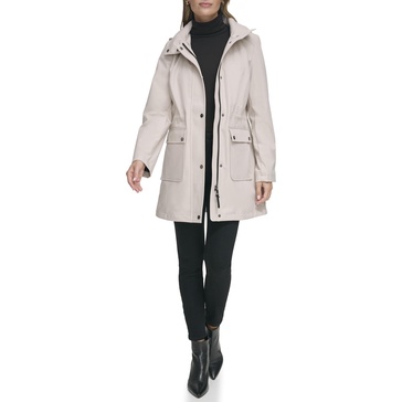 DKNY Women's Softshell Hooded Coat