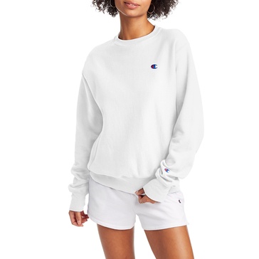 Champion Women'S Sweatshirt, Reverse Weave, Oversized Fleece Crewneck Sweatshirt For Women